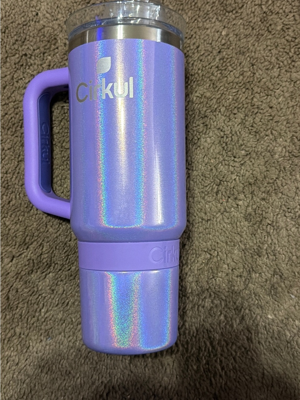 Cirkul Holographic Lavender Travel Mug with Handle